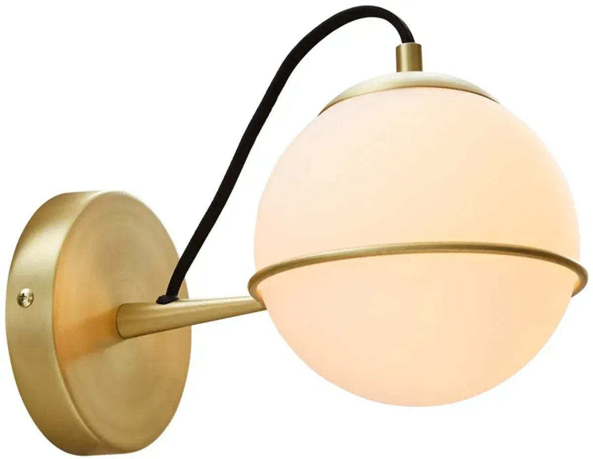 Hanna Hardwire Wall Sconce by Modway Opal Gold