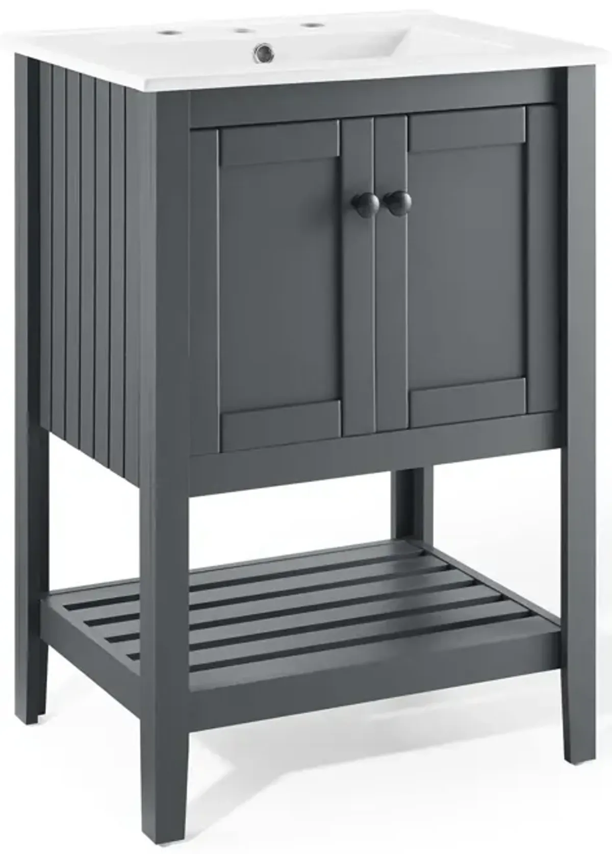 Prestige Bathroom Vanity Basin Included by Modway 24" / White Black