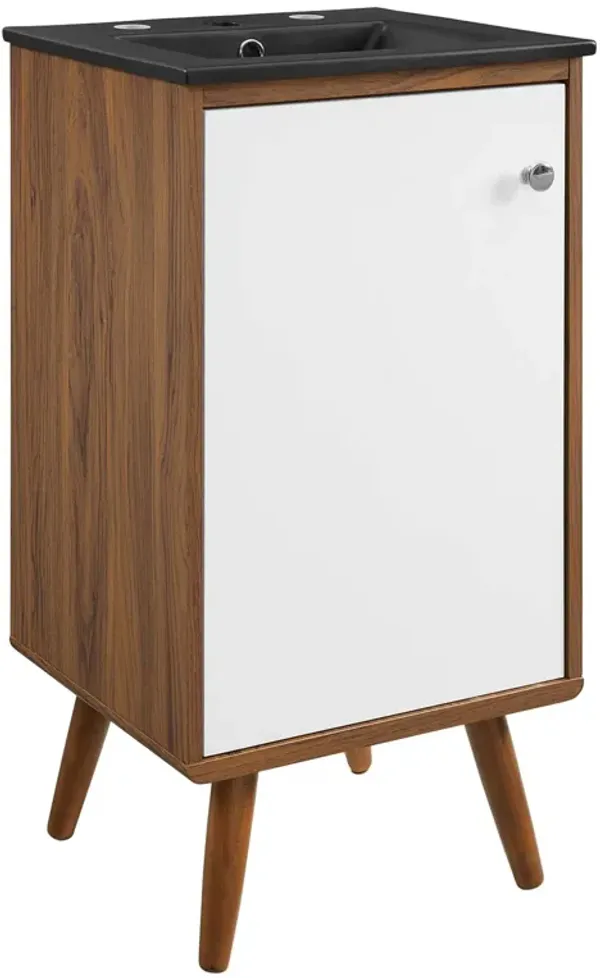 Transmit Bathroom Vanity Basin Included by Modway 18" / Walnut Black