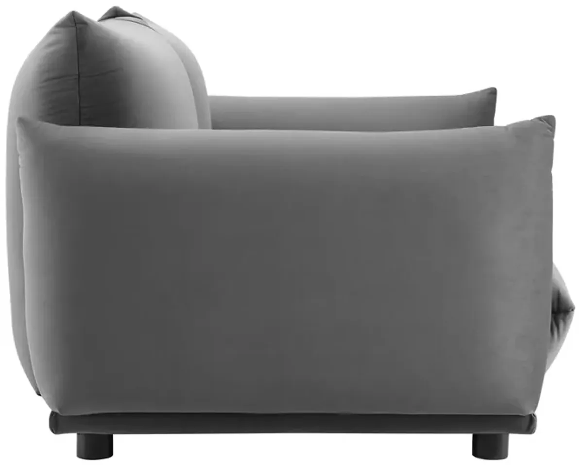 Copious Performance Velvet Loveseat by Modway