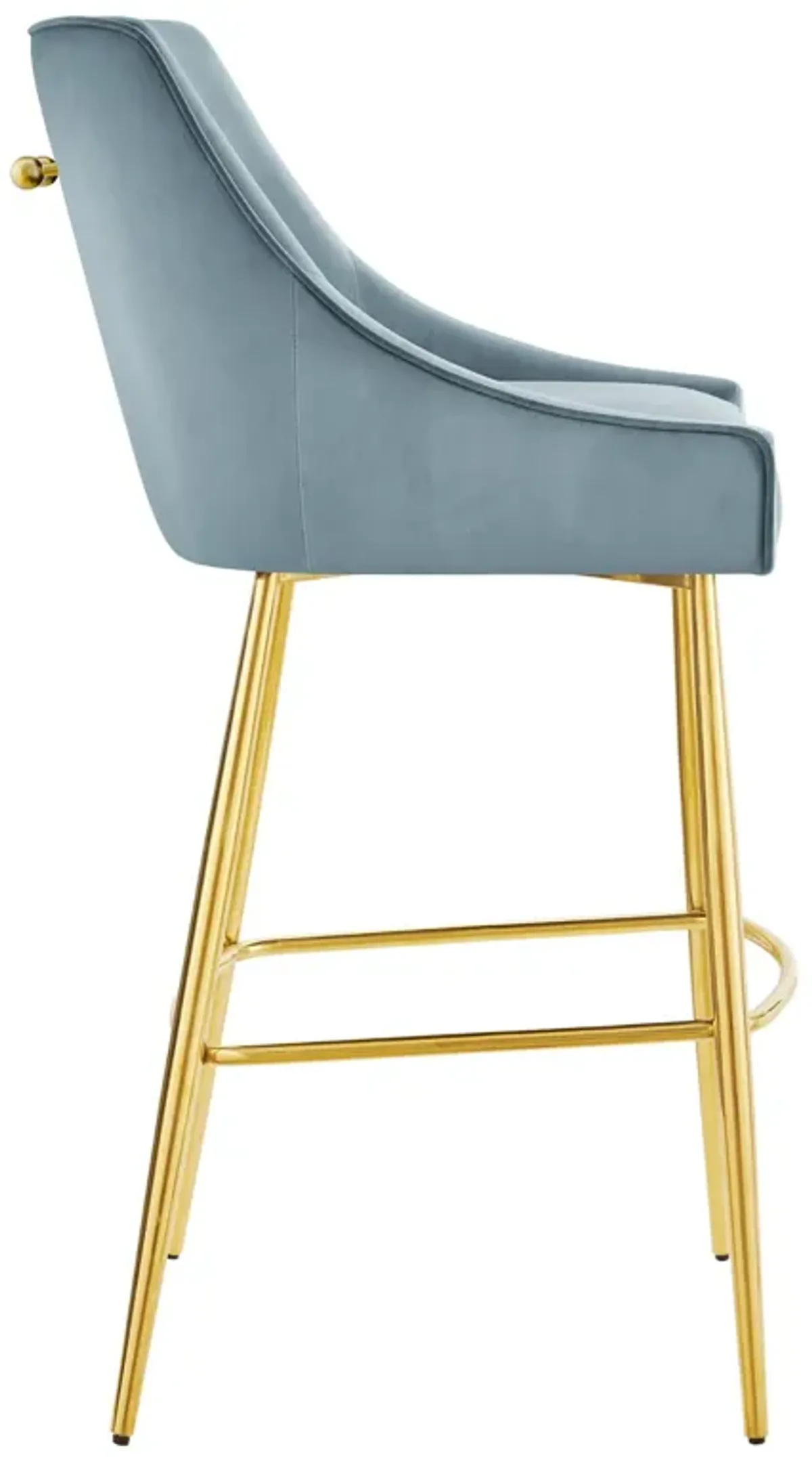 Discern Performance Velvet Bar Stool by Modway