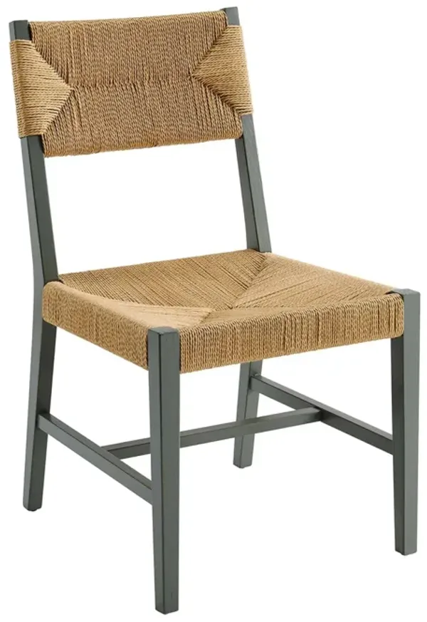 Bodie Wood Dining Chair by Modway Light Gray Natural