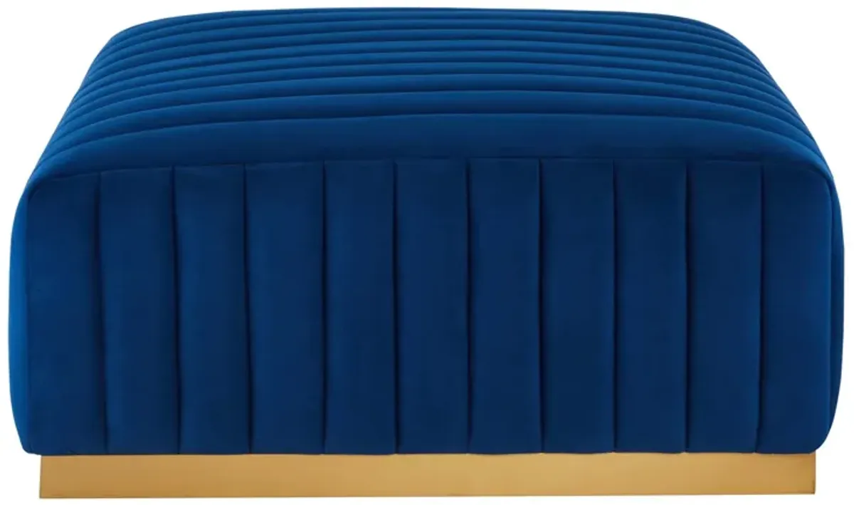 Conjure Channel Tufted Performance Velvet Ottoman by Modway