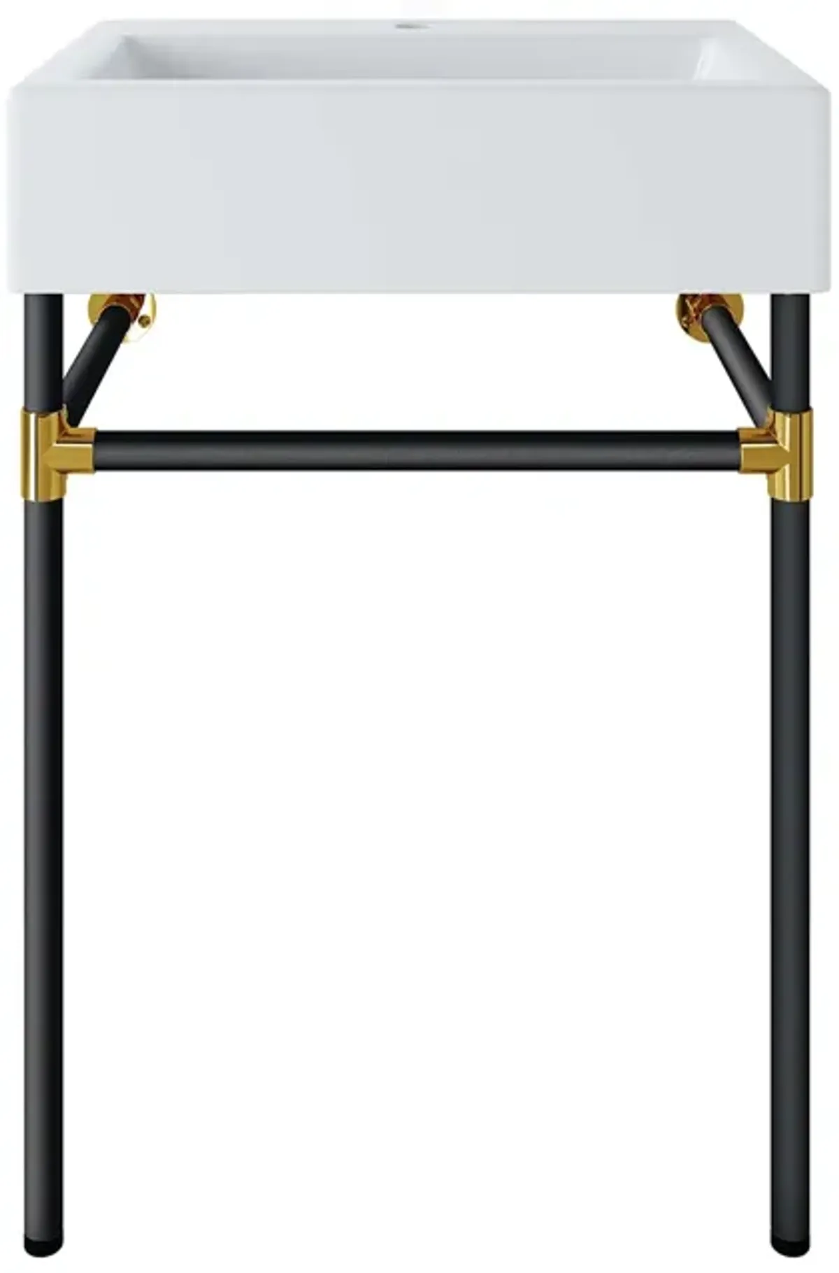 Redeem Wall-Mount Bathroom Vanity Basin Included by Modway 24" / Black White