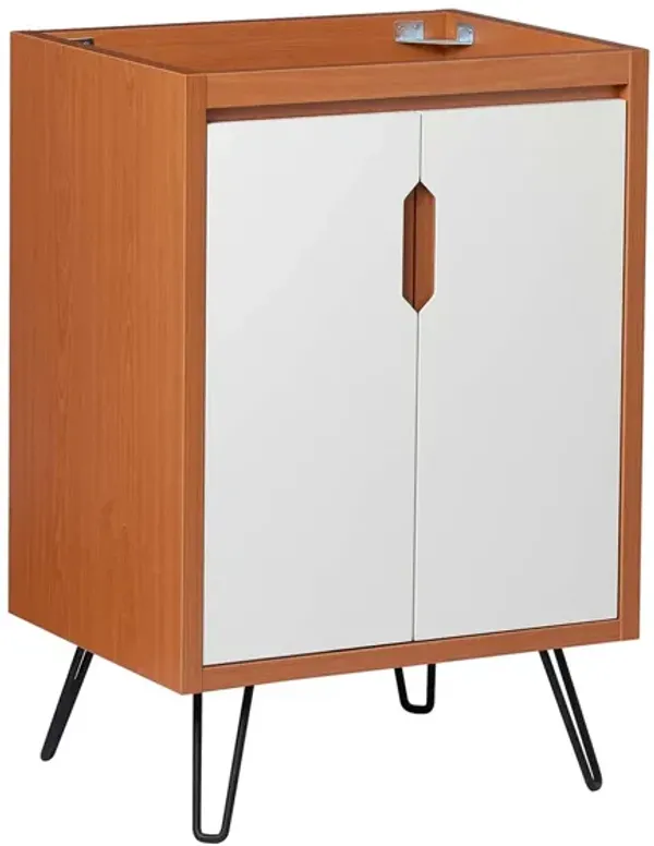 Energize Bathroom Cabinet Basin Not Included by Modway 24" / Cherry White