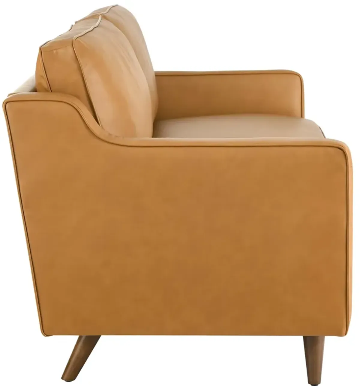 Impart Genuine Leather Sofa by Modway Tan