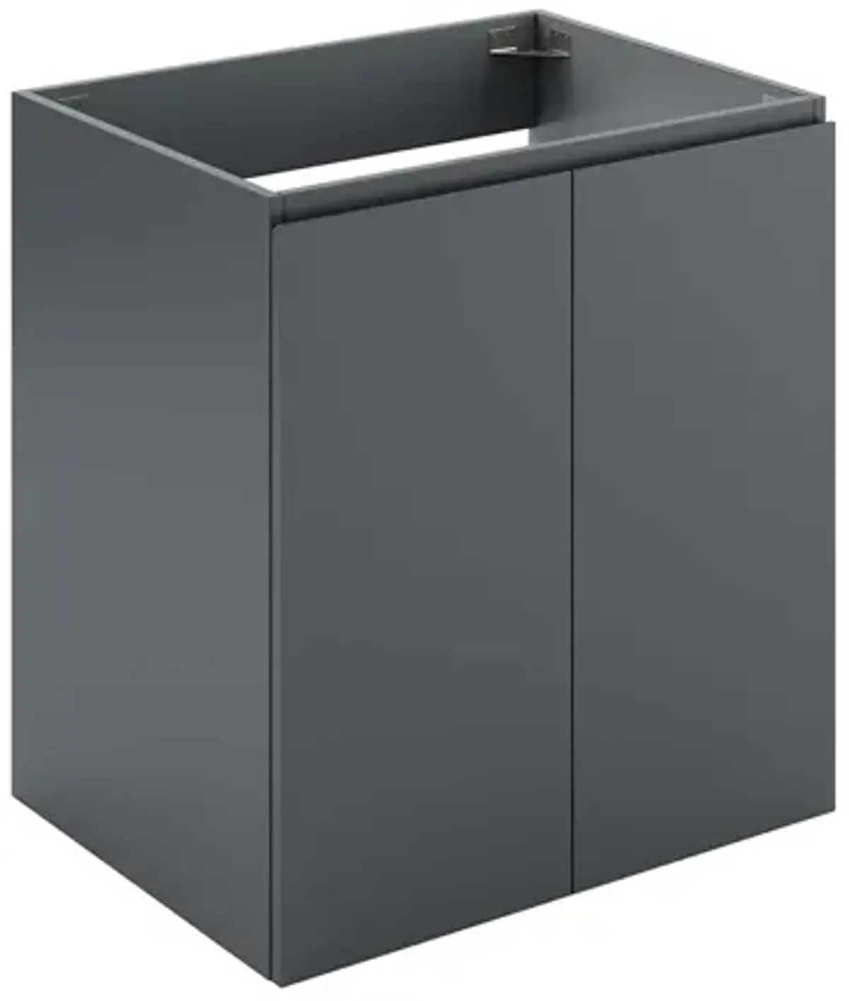 Bryn Wall-Mount Bathroom Cabinet Basin Not Included by Modway 24" / Gray