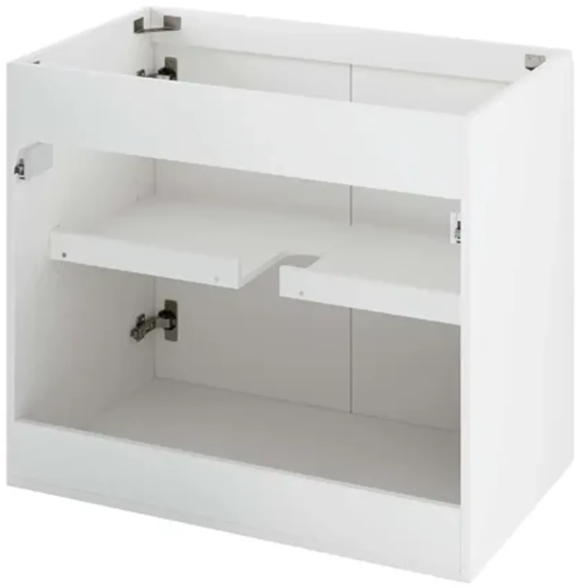 Bryn Wall-Mount Bathroom Cabinet Basin Not Included by Modway 30" / White