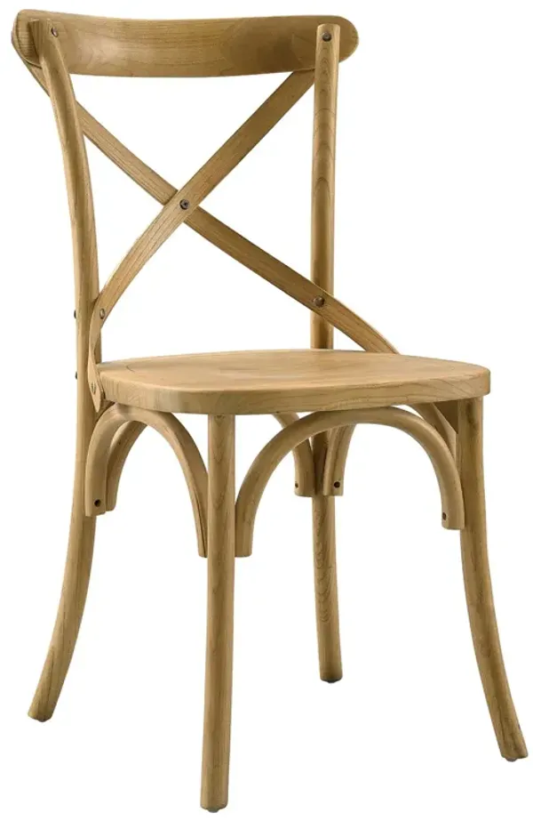 Gear Dining Side Chair by Modway Natural