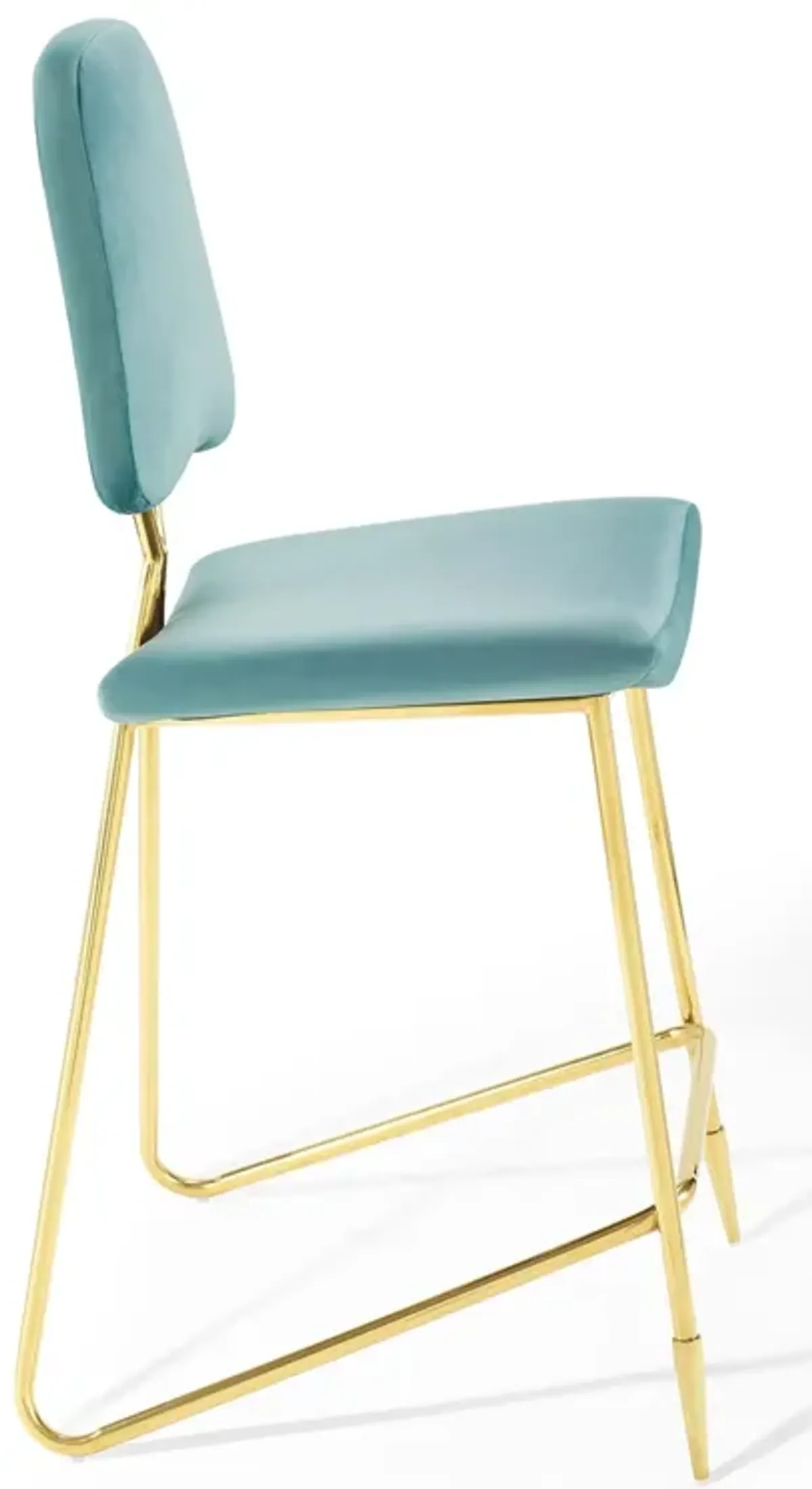 Ponder Bar Stool Performance Velvet Set of 2 by Modway