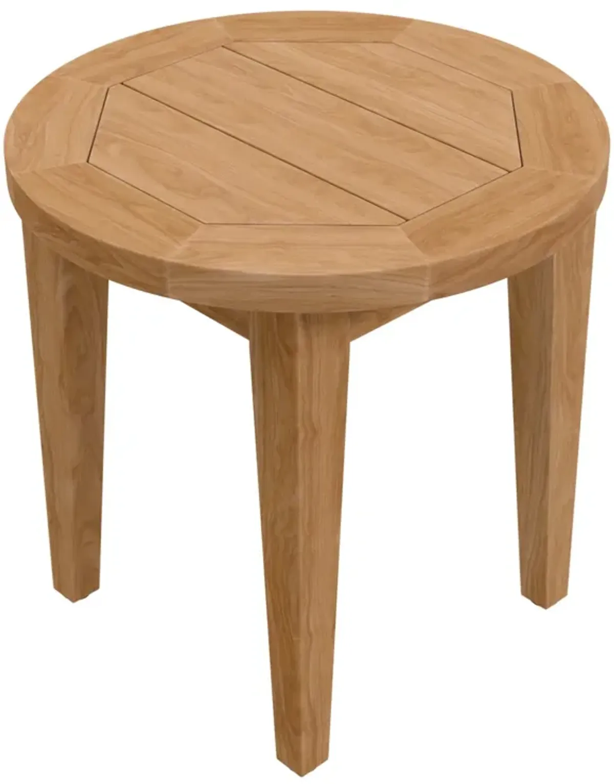 Brisbane Teak Wood Outdoor Patio Side Table by Modway Natural