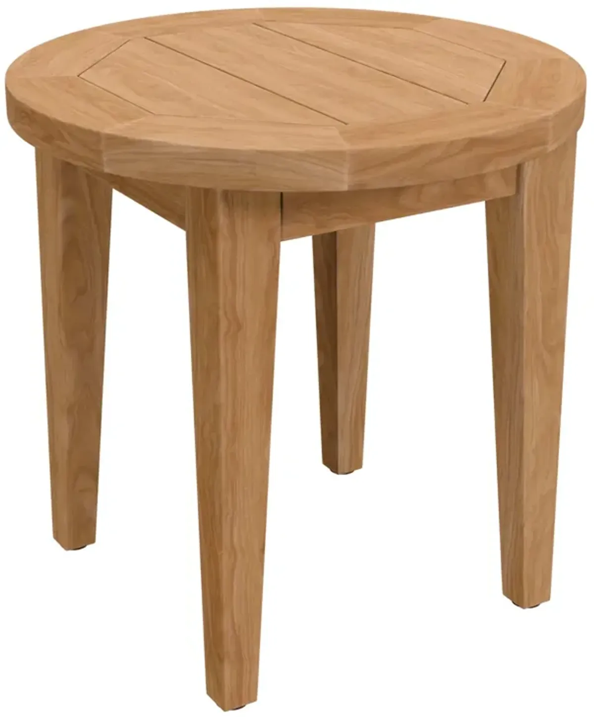 Brisbane Teak Wood Outdoor Patio Side Table by Modway Natural