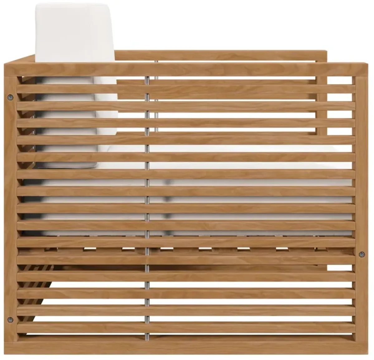 Carlsbad Teak Wood Outdoor Patio Armchair by Modway