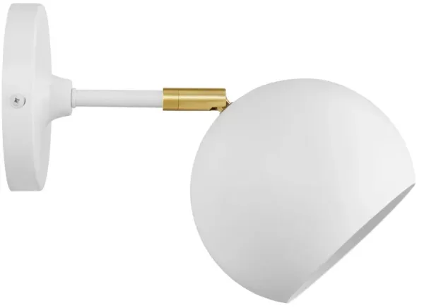 Chalice 4" Swing-Arm Metal Wall Sconce by Modway White