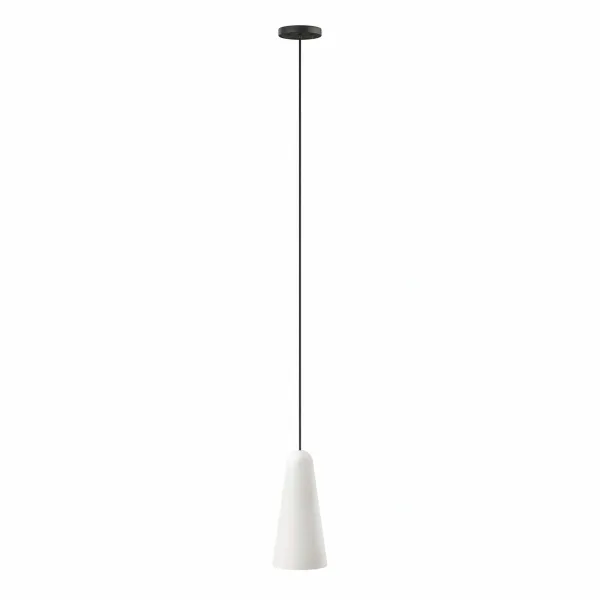 Beacon 1-Light Pendant Light by Modway Opal Black