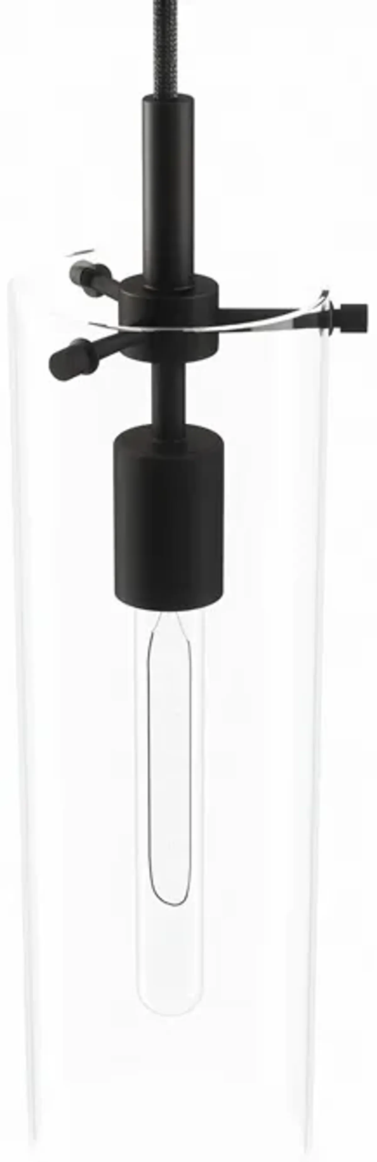 Skylark Pendant Light by Modway Clear Polished Nickel