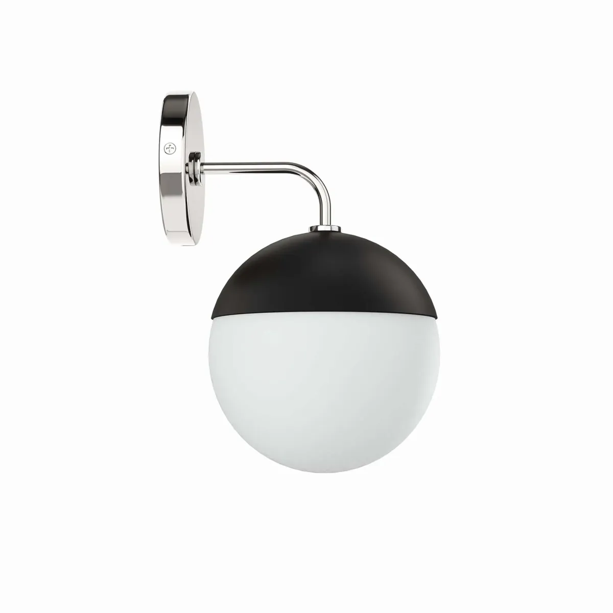 Stellar 1-Light Wall Sconce by Modway Opal Polished Nickel
