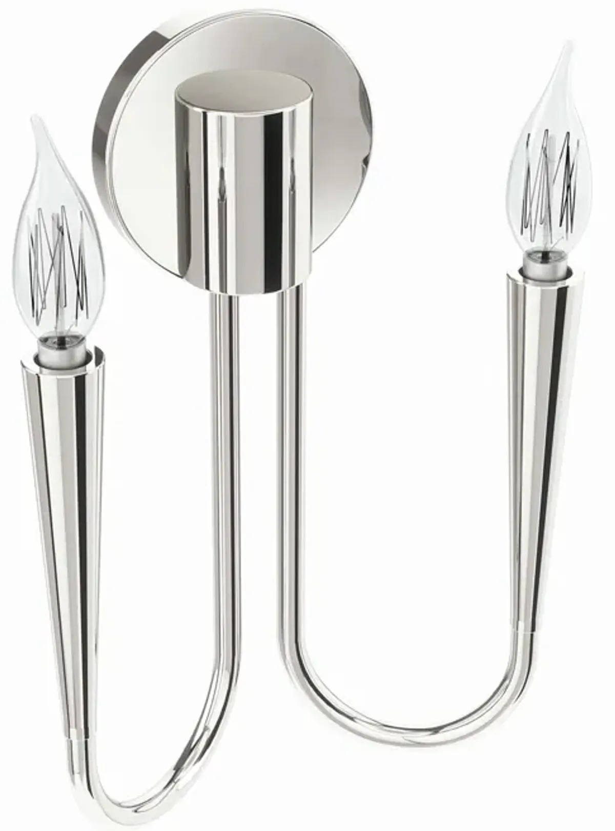 Penrose 2-Light Wall Sconce by Modway Polished Nickel