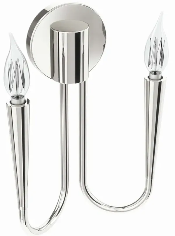 Penrose 2-Light Wall Sconce by Modway Polished Nickel