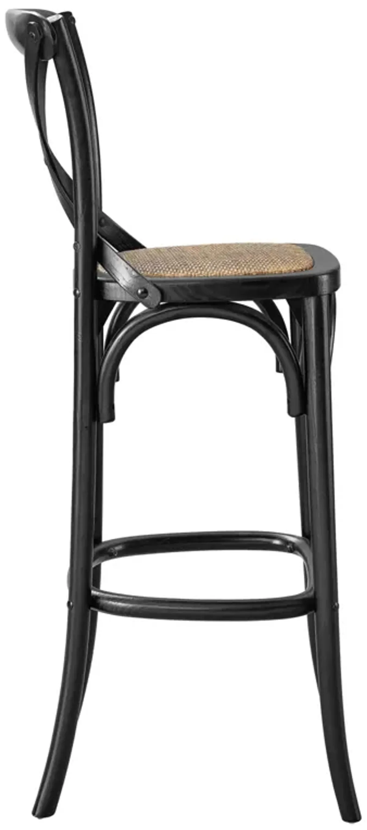 Gear Bar Stool by Modway Black