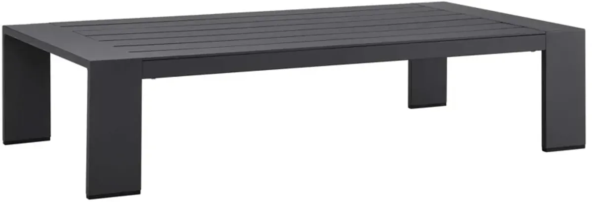 Tahoe Outdoor Patio Powder-Coated Aluminum Coffee Table by Modway Gray