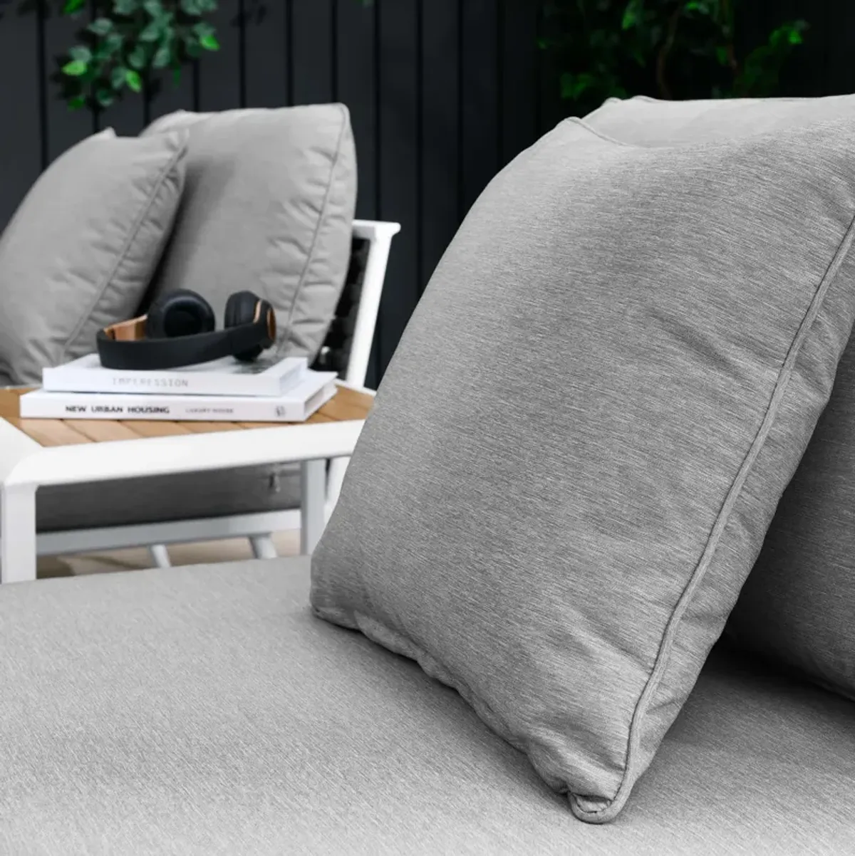 Stance 3 Piece Outdoor Patio Aluminum Set by Modway White Navy