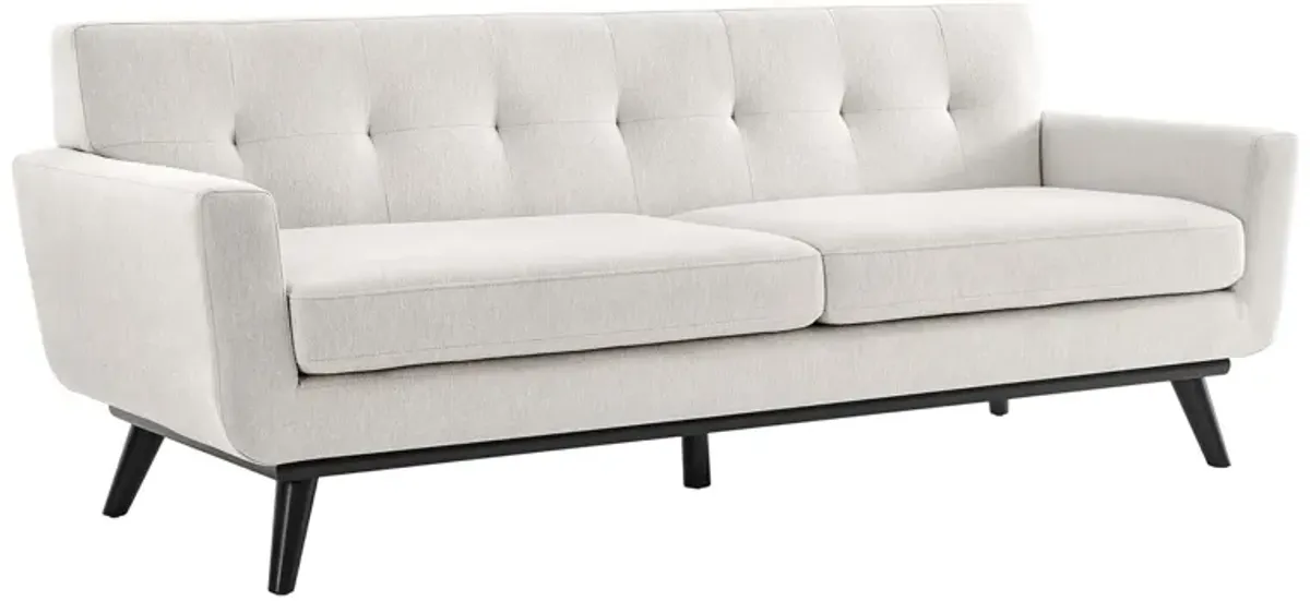 Engage Herringbone Fabric Sofa by Modway Ivory