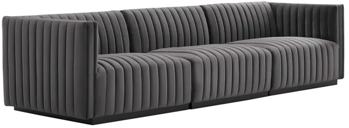 Conjure Channel Tufted Performance Velvet Sofa by Modway
