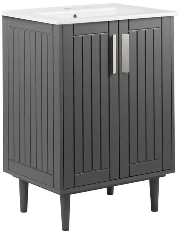Augusta 24" Bathroom Vanity by Modway 24" / Gray White