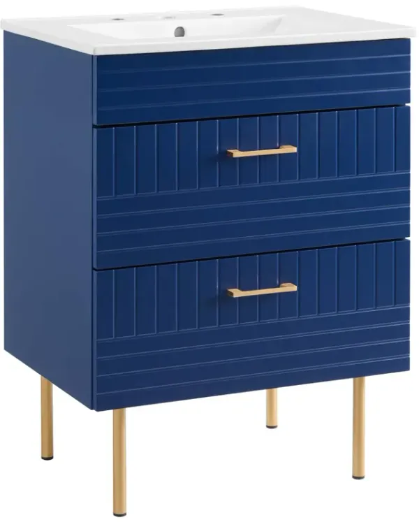 Daybreak Bathroom Vanity Basin Included by Modway 24" / Blue White