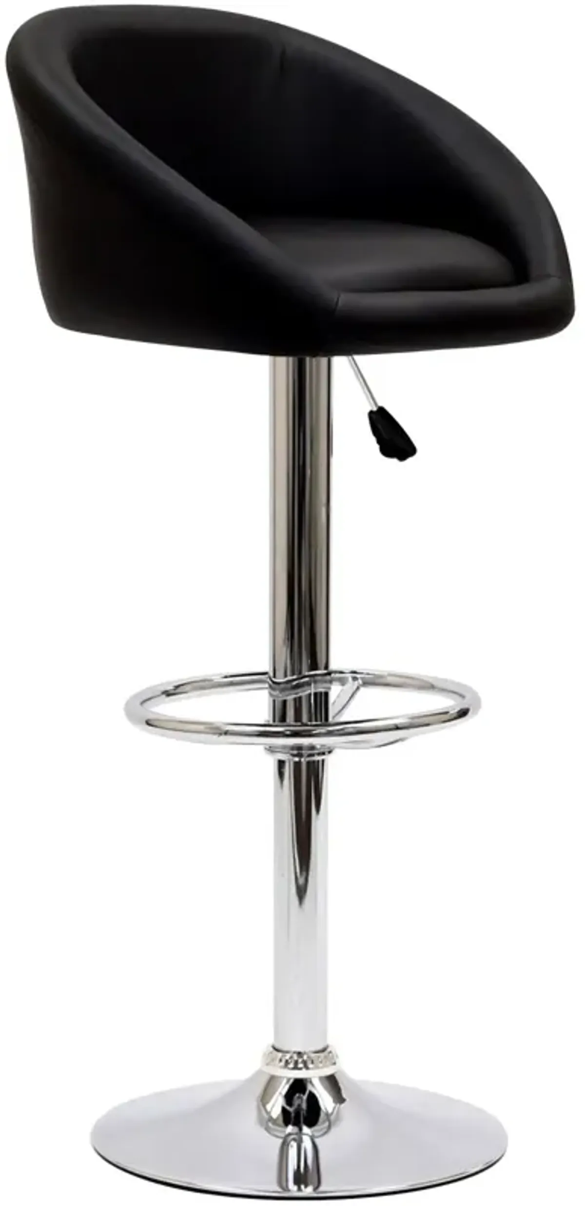 Marshmallow Bar Stool by Modway Black