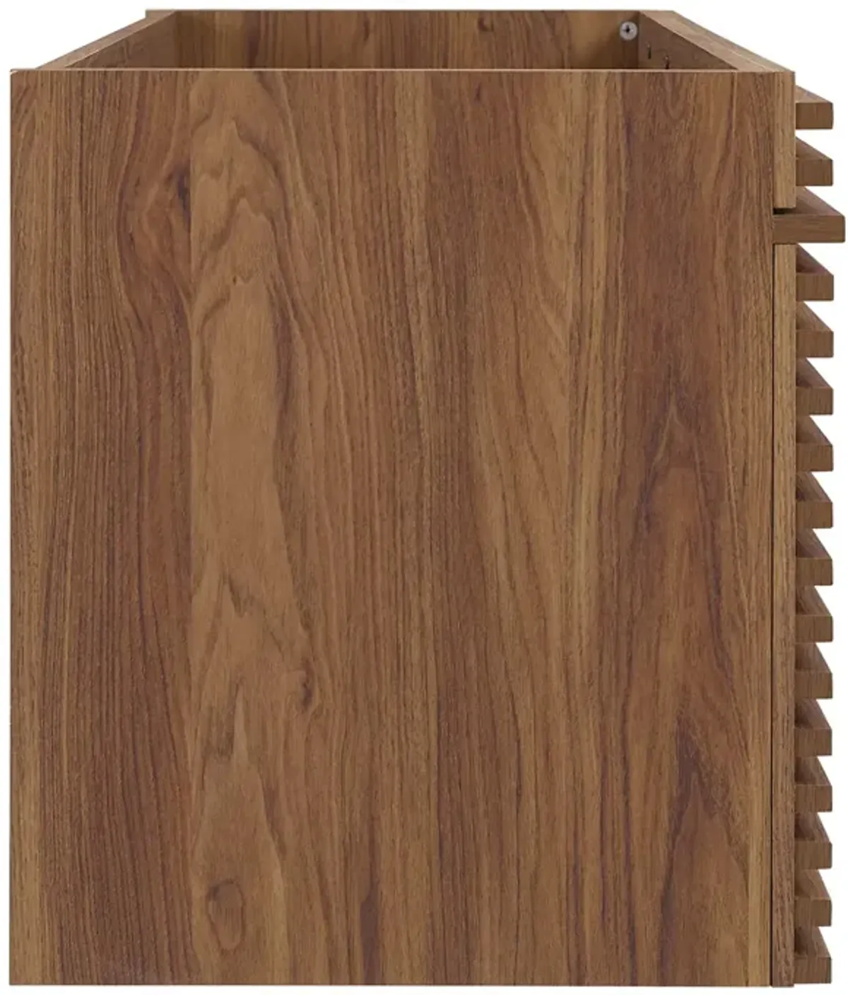 Render 48" Wall-Mount Bathroom Cabinet Basin Not Included by Modway 48" Single / Walnut