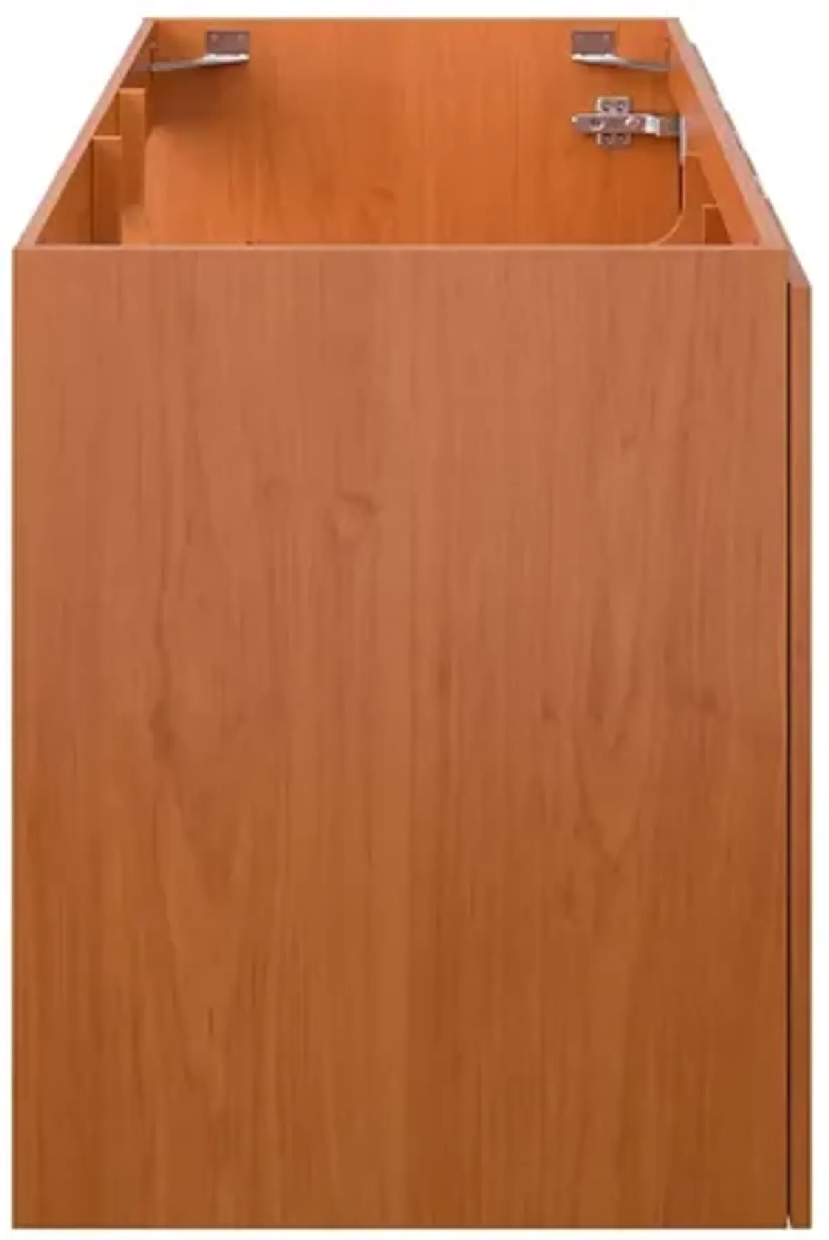 Scenic Wall-Mount Bathroom Cabinet Basin Not Included by Modway 48" Double / Cherry Walnut