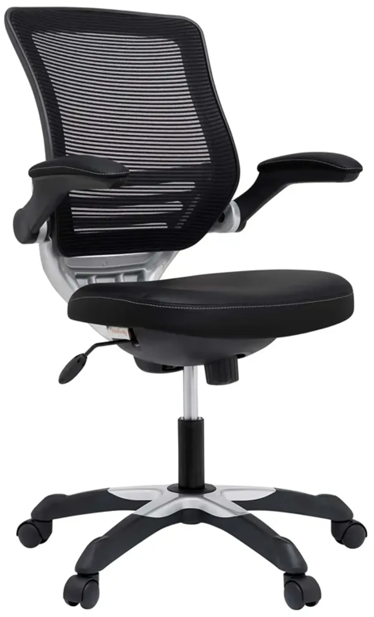 Edge Vinyl Office Chair by Modway Black