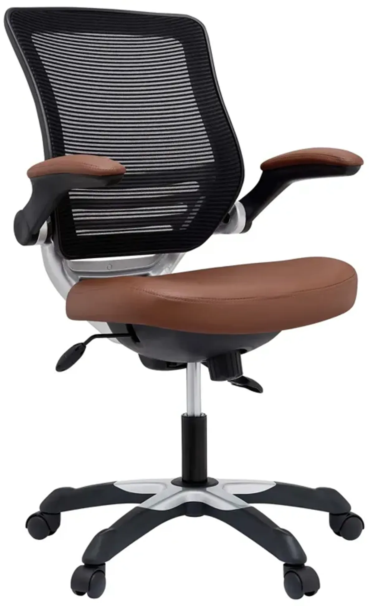 Edge Vinyl Office Chair by Modway Tan