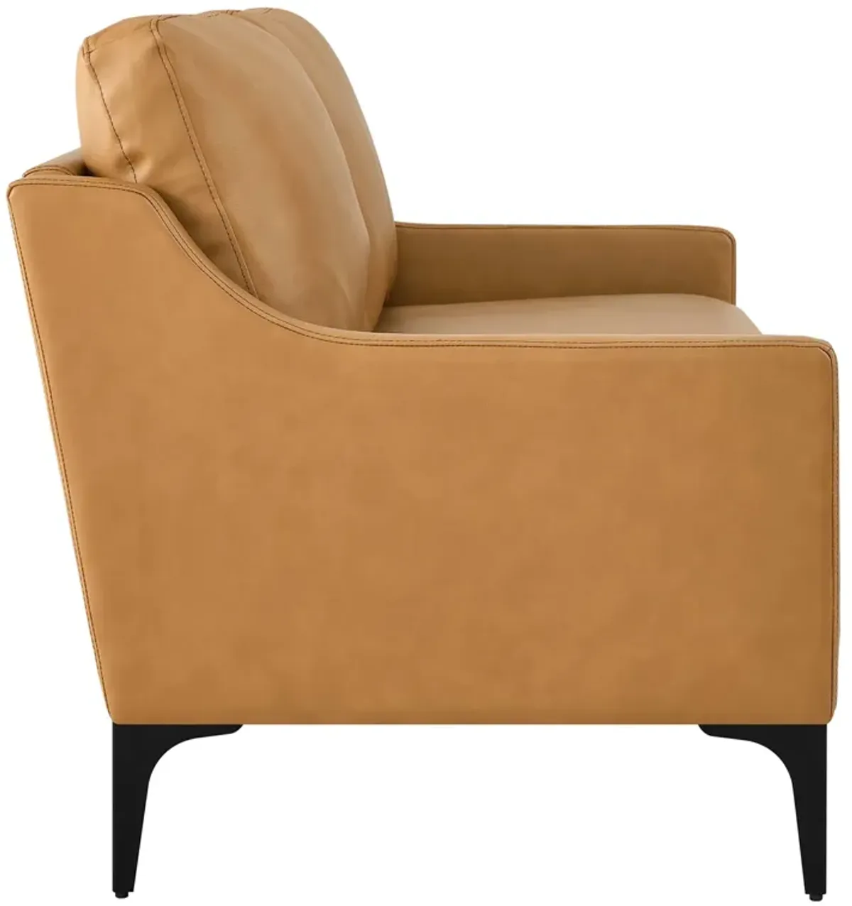 Corland Leather Loveseat by Modway