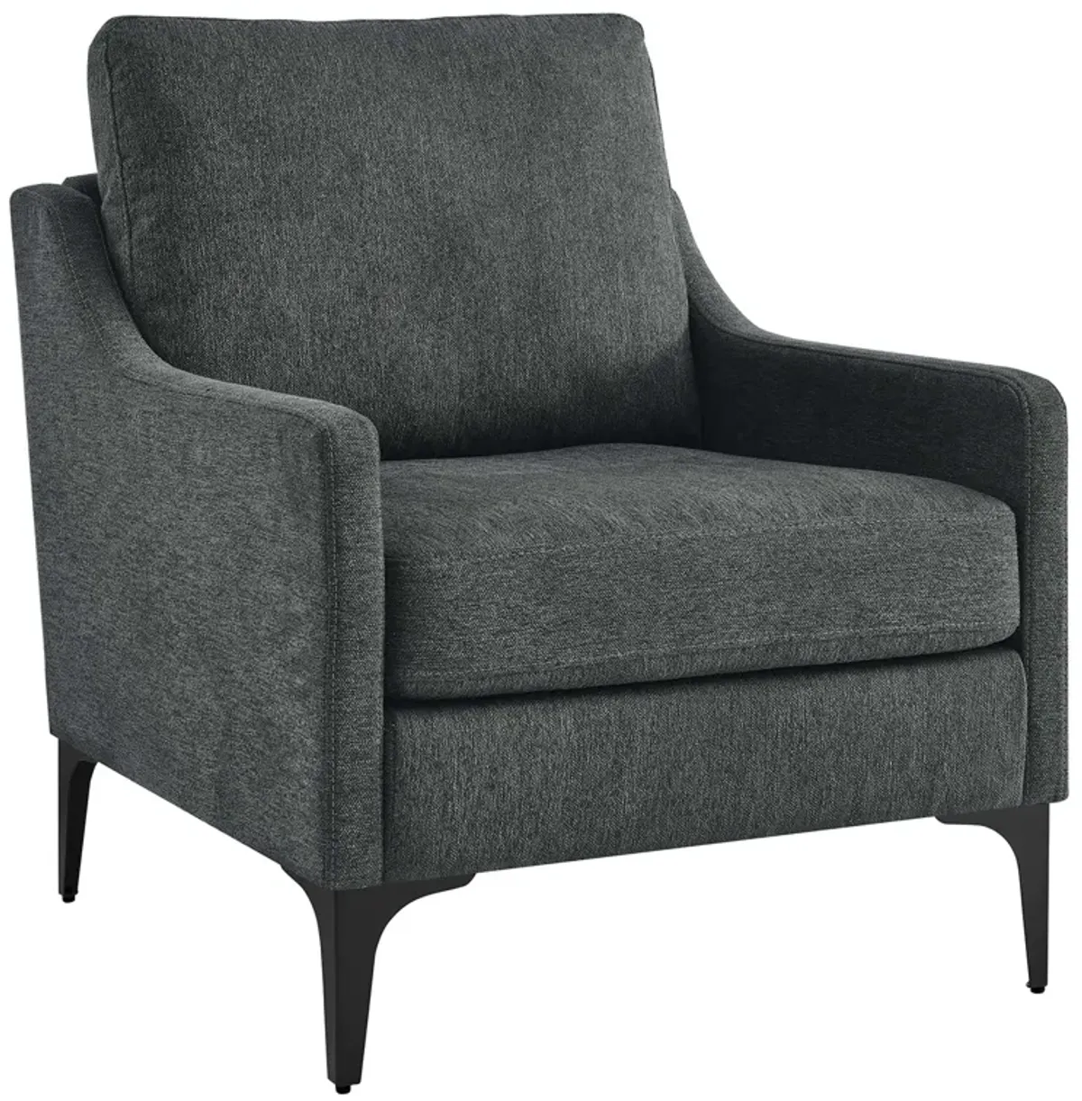 Corland Upholstered Fabric Armchair by Modway