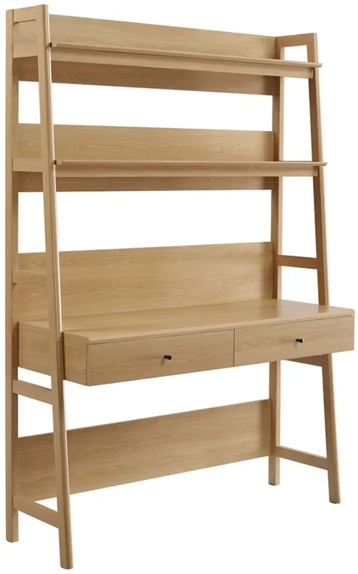 Bixby Office Desk by Modway Walnut White