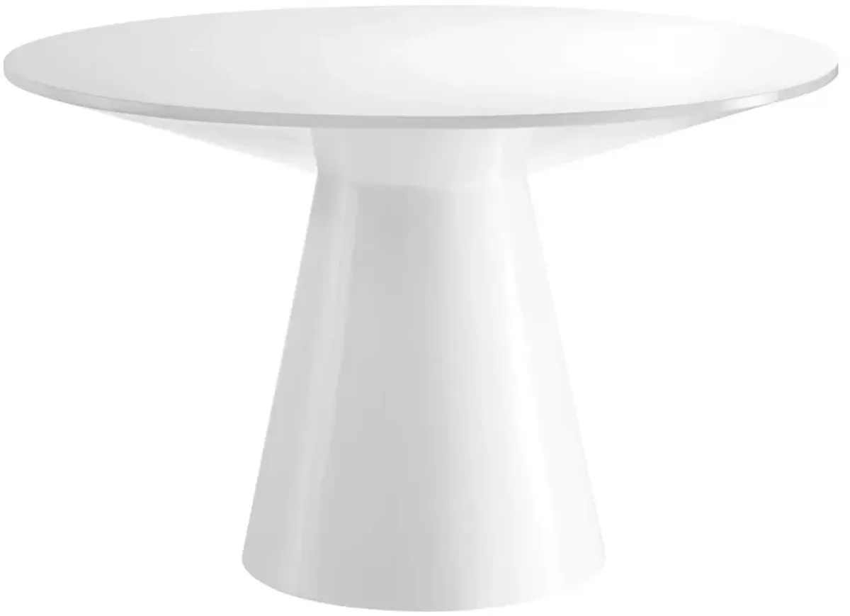 Provision 47" Round Dining Table by Modway White