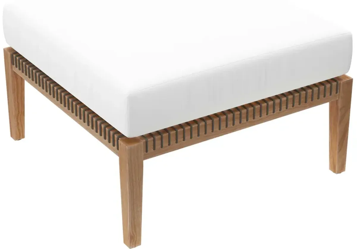 Clearwater Outdoor Patio Teak Wood 4-Piece Sectional Sofa by Modway