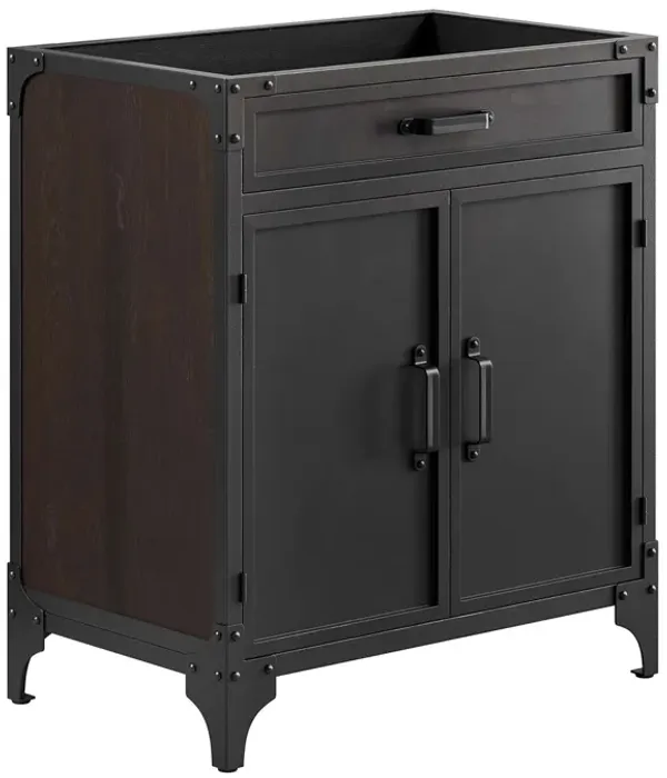 Steamforge Bathroom Cabinet Basin Not Included by Modway 30" / Black Walnut