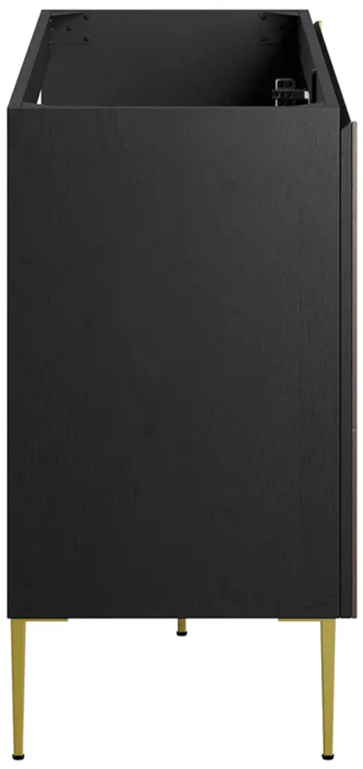 Alchemist Bathroom Cabinet Basin Not Included by Modway 48" / Black Gold