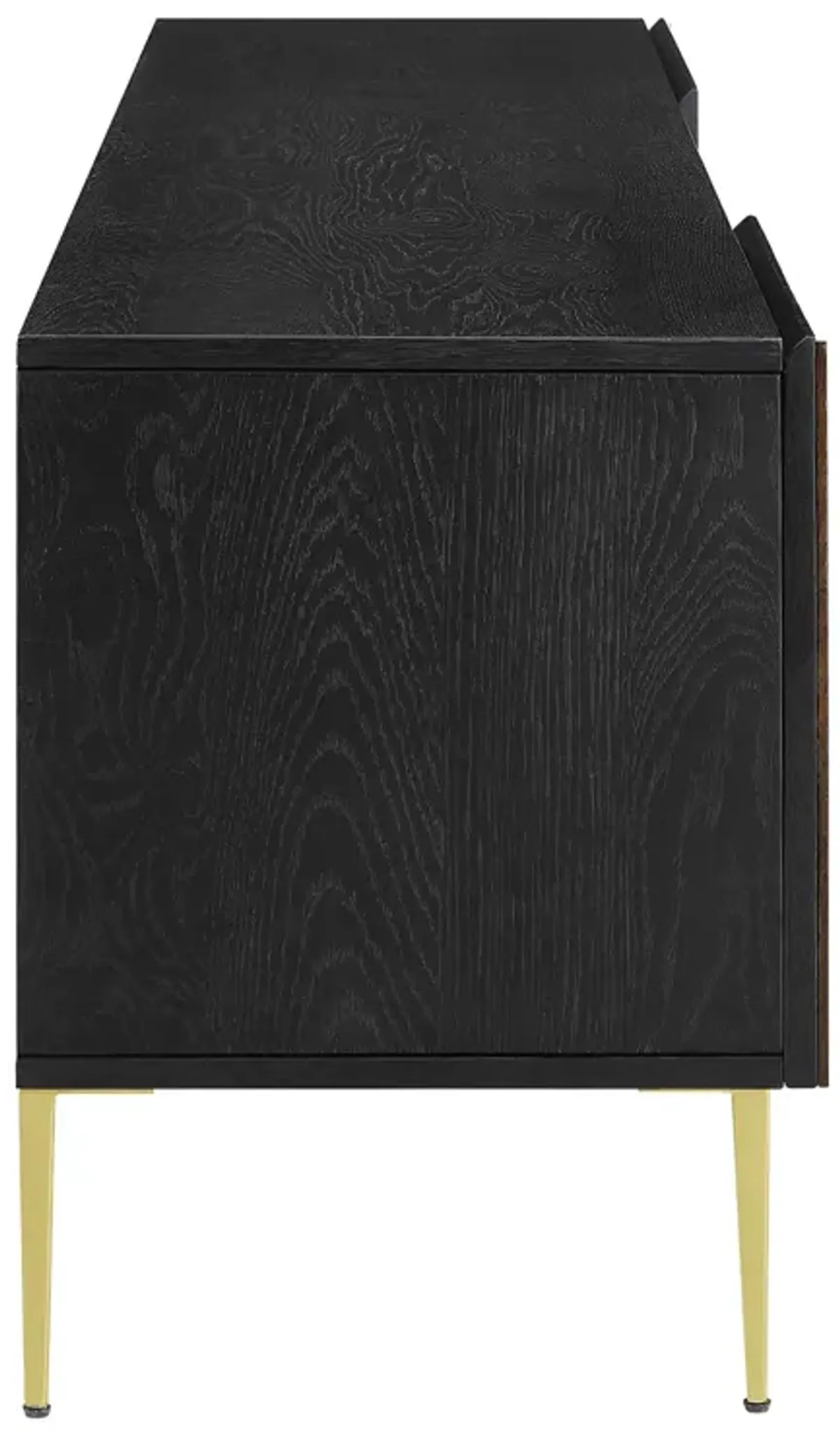 Alchemist 72" TV Stand by Modway Black Gold