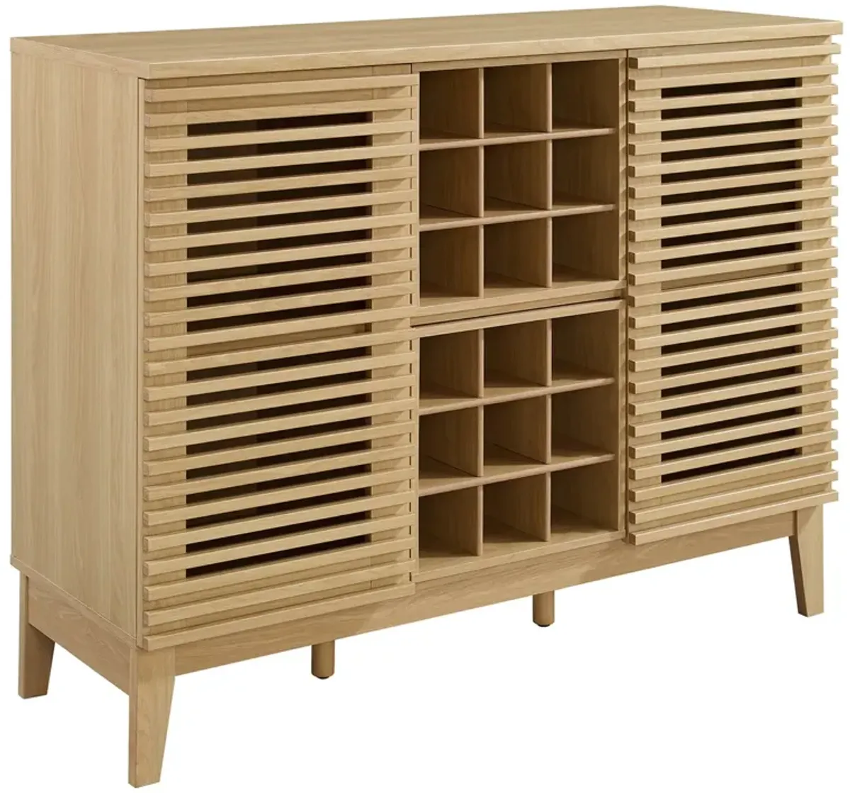 Render Bar Cabinet by Modway Oak