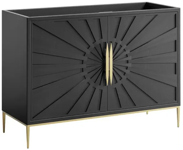 Awaken Bathroom Cabinet Basin Not Included by Modway 48" Double or Single Sink / Black