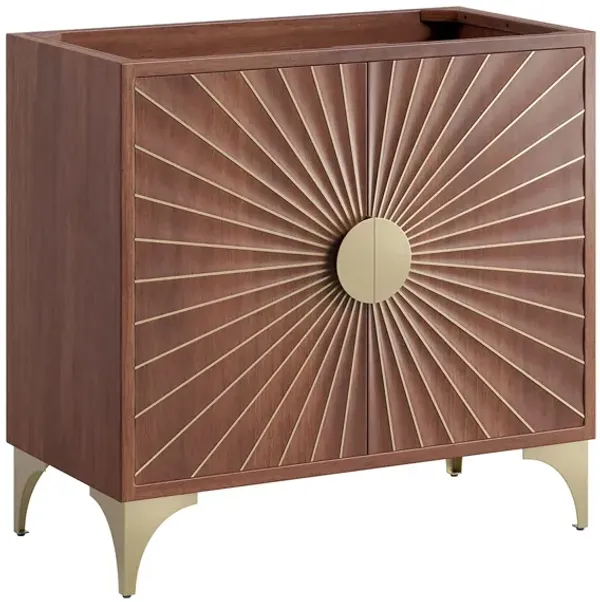 Daylight Bathroom Cabinet Basin Not Included by Modway 36" / Walnut