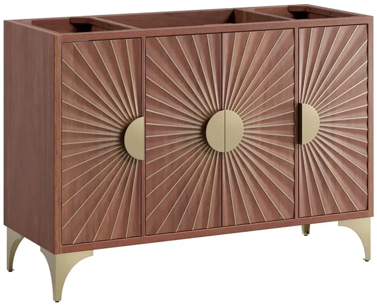 Daylight Bathroom Cabinet Basin Not Included by Modway 48" Single / Walnut