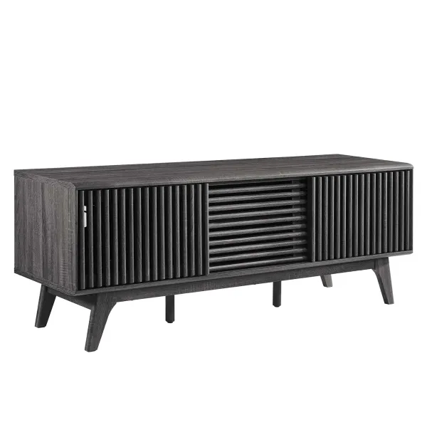 Iterate 59" TV Stand by Modway Charcoal