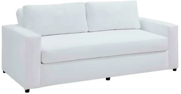 Avendale Velvet Sofa – Made in the USA With Bench Seat Cushion by Modway Dove White