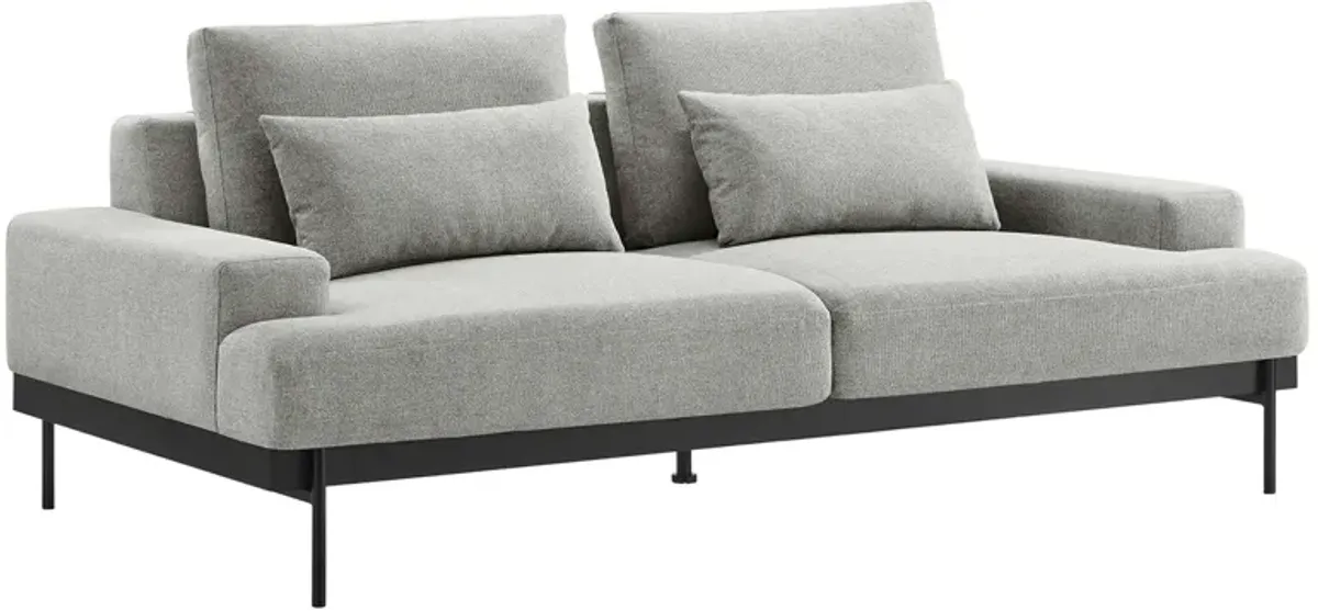 Proximity Upholstered Fabric Sofa by Modway Light Gray